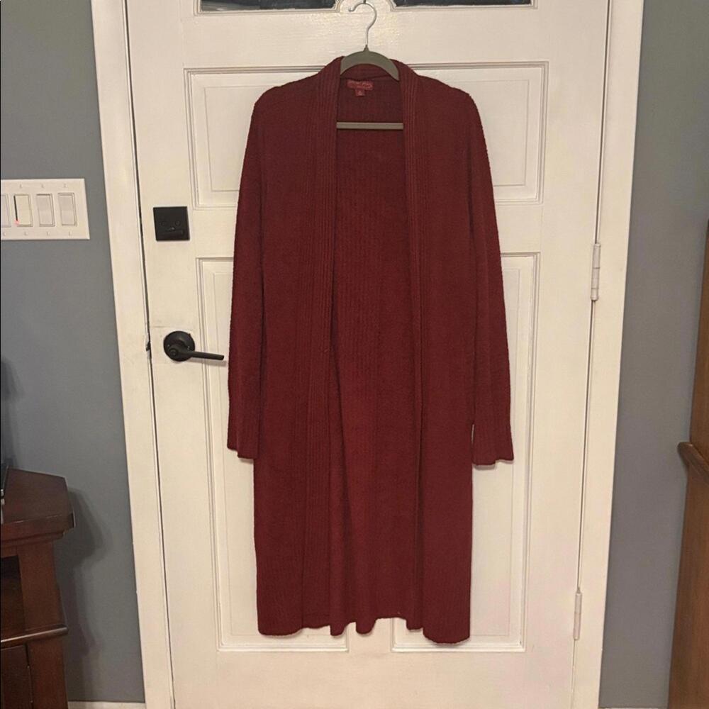 Barefoot Dreams CozyChic Long Cardigan Duster Size XL